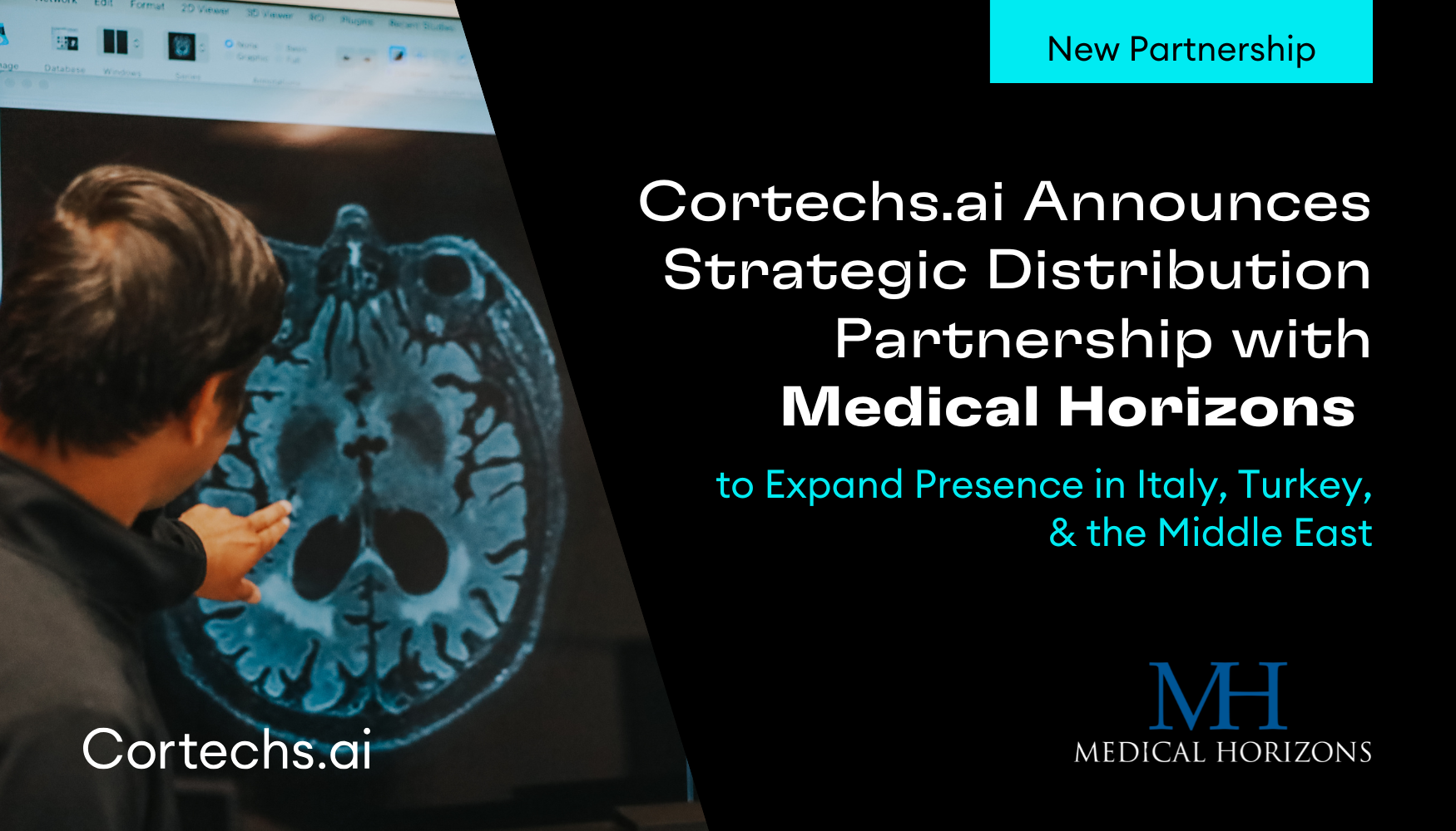 Cortechs.ai|Cortechs.ai Announces Strategic Distribution Partnership with Medical Horizons to Expand Presence in Italy, Turkey, and the Middle East